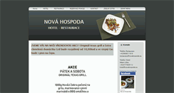 Desktop Screenshot of novahospoda.eu