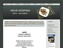 Tablet Screenshot of novahospoda.eu